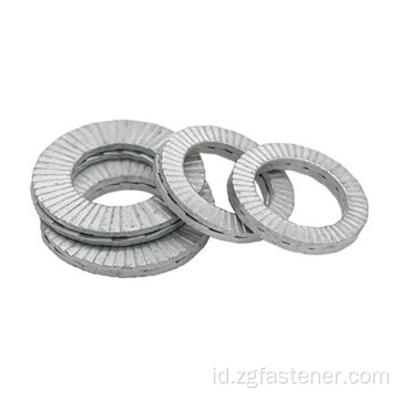 Double Fold Self-Locking Washer Dacromet